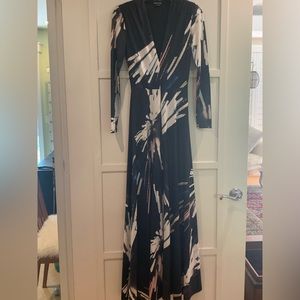 BEBE Fireworks Maxi Dress